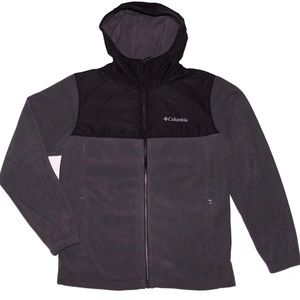 Columbia mens’s fleece black and gray M